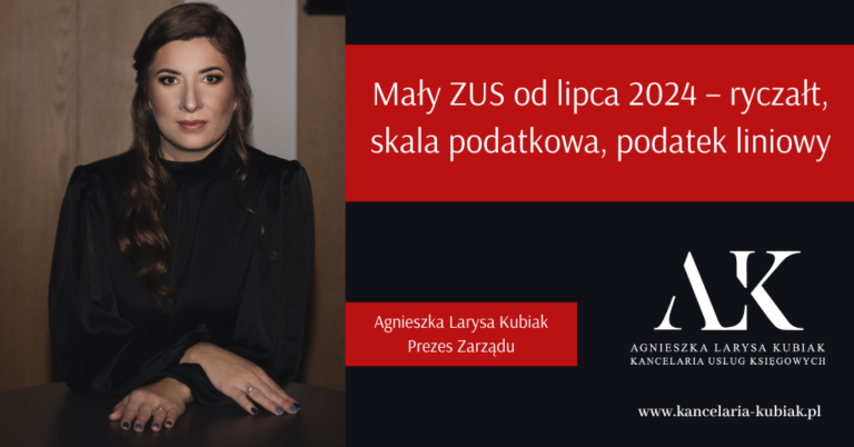 Preferencyjne składki ZUS - lipiec 2024 - Biuro rachunkowe Agnieszka Larysa Kubiak - Gdańsk